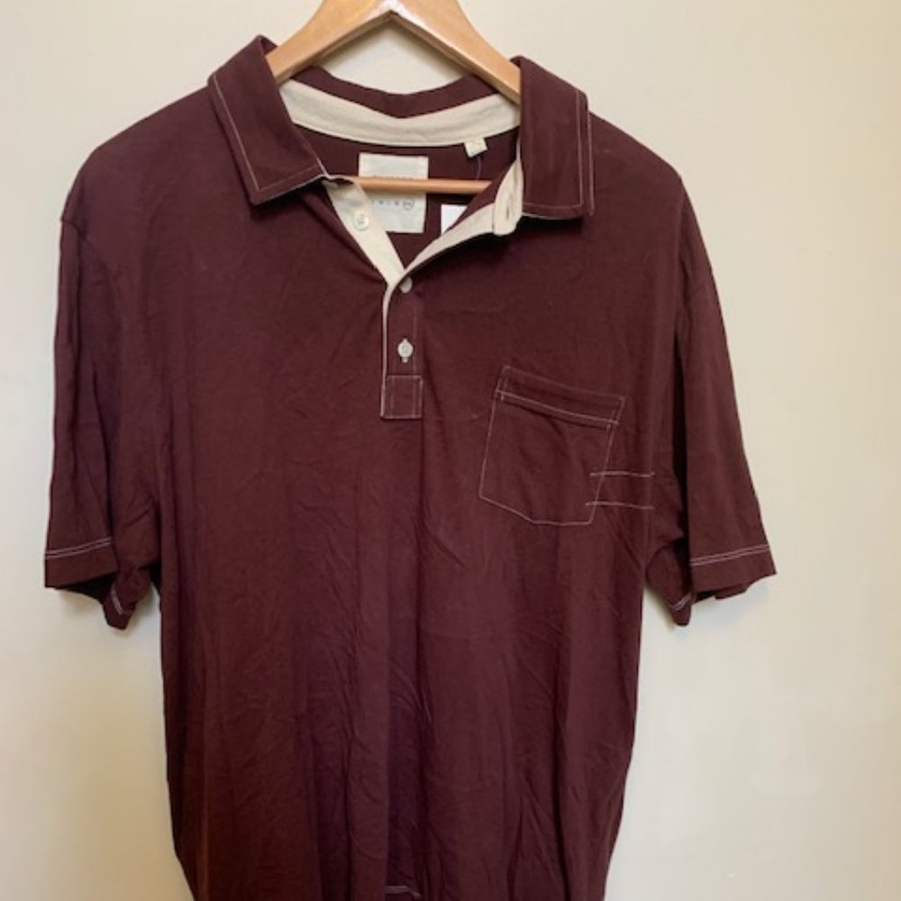 NWT Billy Reid short-sleeve polo